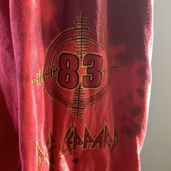 Def Leppard long sleeve band T-shirt US 83 tour excellent used condition - Picture 7 of 9